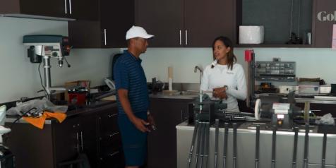 Tiger Woods' equipment obsession on display at his at-home workshop