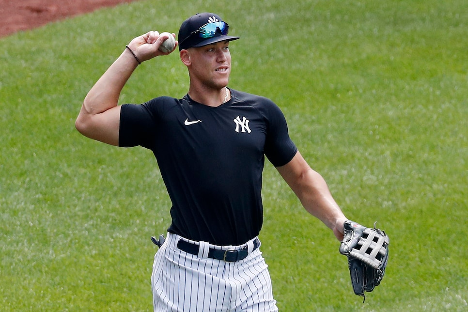 Aaron Judge promises fan he'll hit home run, obviously hits home run, This  is the Loop