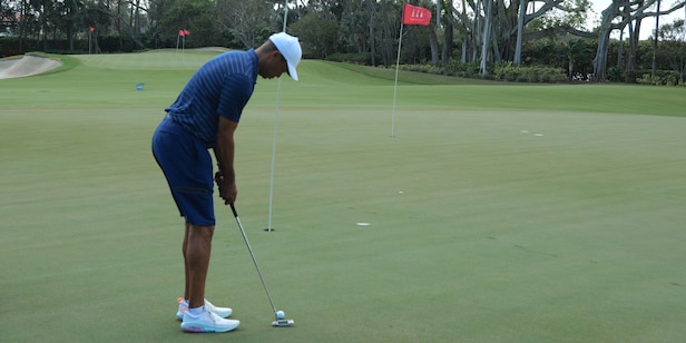 Here's a rare glimpse at Tiger Woods' backyard practice area and ...