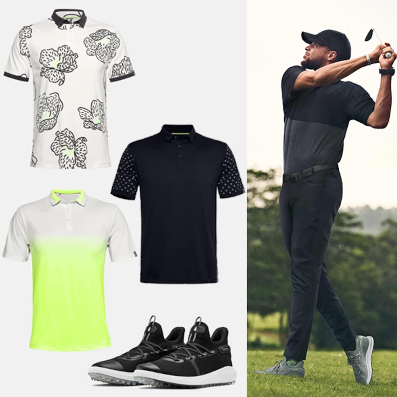 Steph Curry x Under Armour Golf Collection 2020