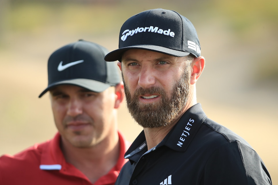 Dustin Johnson on Brooks Koepka's major trash-talk: 