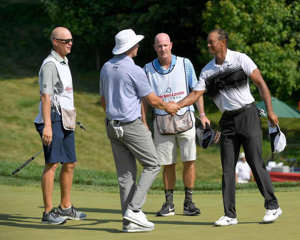 Tiger woods tee store time bmw championship