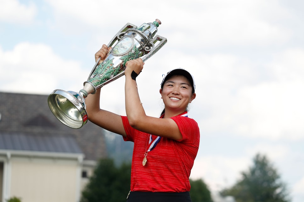 Californian Rose Zhang Wins Us Womens Amateur After Gabriela Ruffels Cruel Lip Out Golf