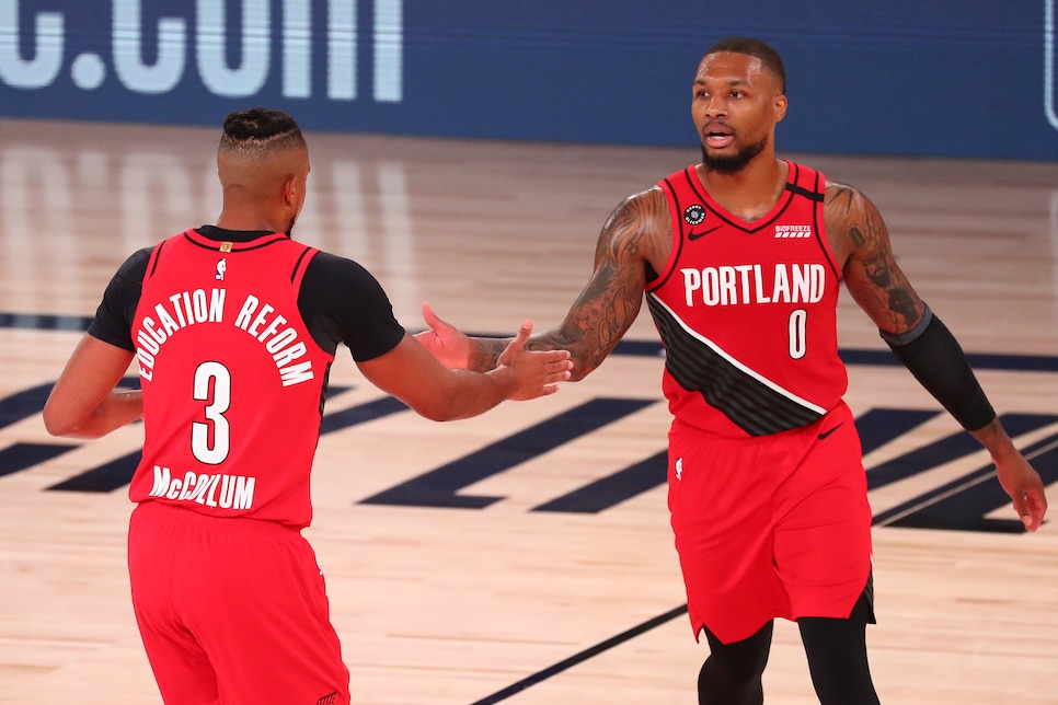 Damian Lillard And Cj Mccollum Were The Real Winners Of The Clippers Collapse This Is The Loop Golfdigest Com