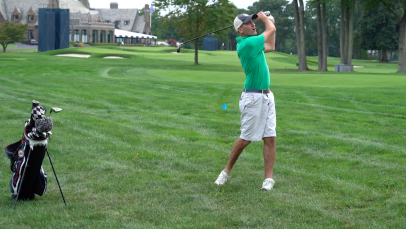I played Winged Foot from the championship tips on camera, and it was probably a bad idea