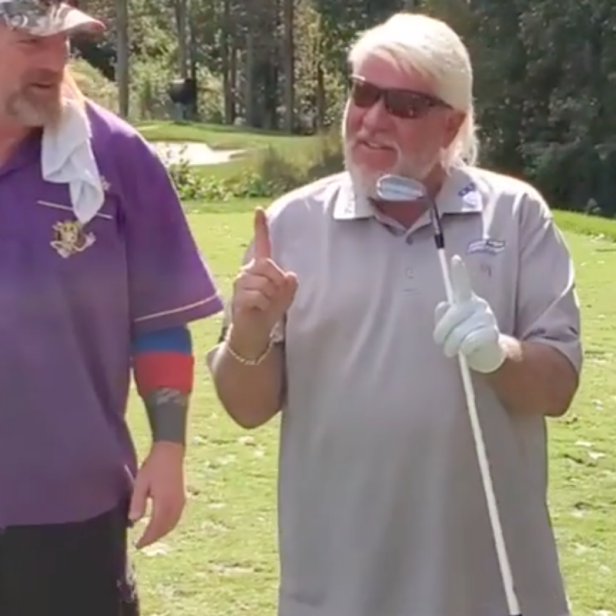 John Daly makes holeinone in charity golf tournament, celebrates