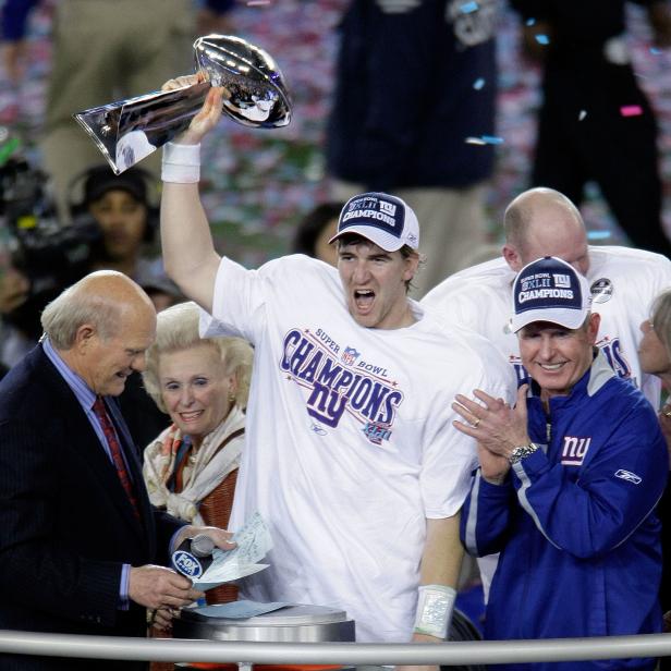 Tom Coughlin, Eli Manning revisit Giants victory in Super Bowl XLII - ABC  News