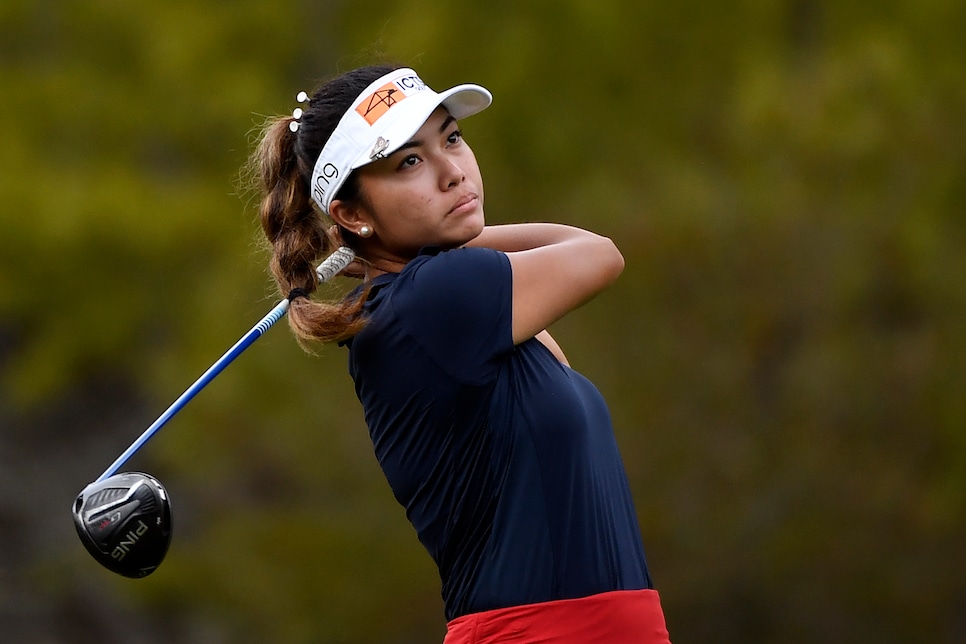 Bianca Pagdanganan just missed averaging 300 yards off the ...