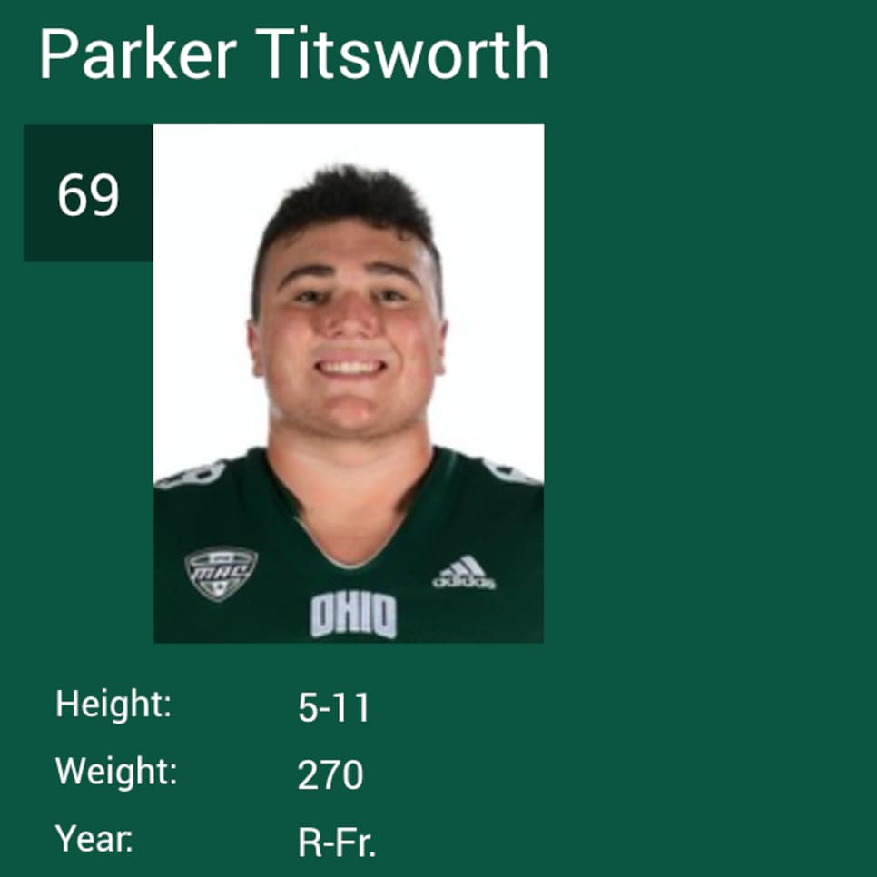 Yes, a Football Player Named Parker Titsworth Wears a 69 Jersey