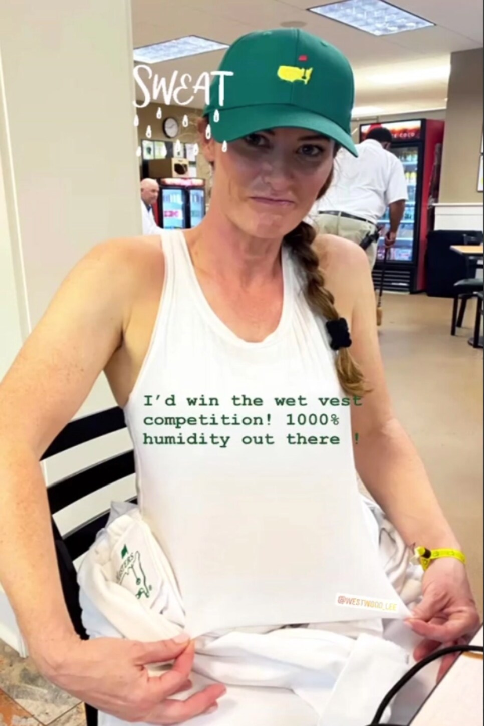 Masters 2020 Lee Westwood S Girlfriend Is Making Her Masters Debut As A Caddie And Faring Quite Well This Is The Loop Golfdigest Com