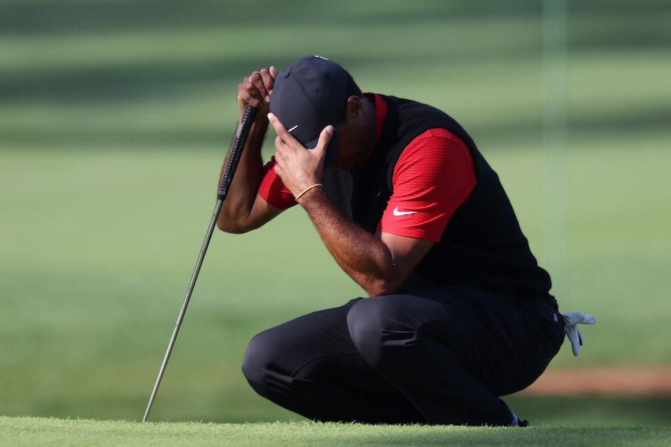 Masters 2020: Tiger Woods just had the worst hole of his career with a