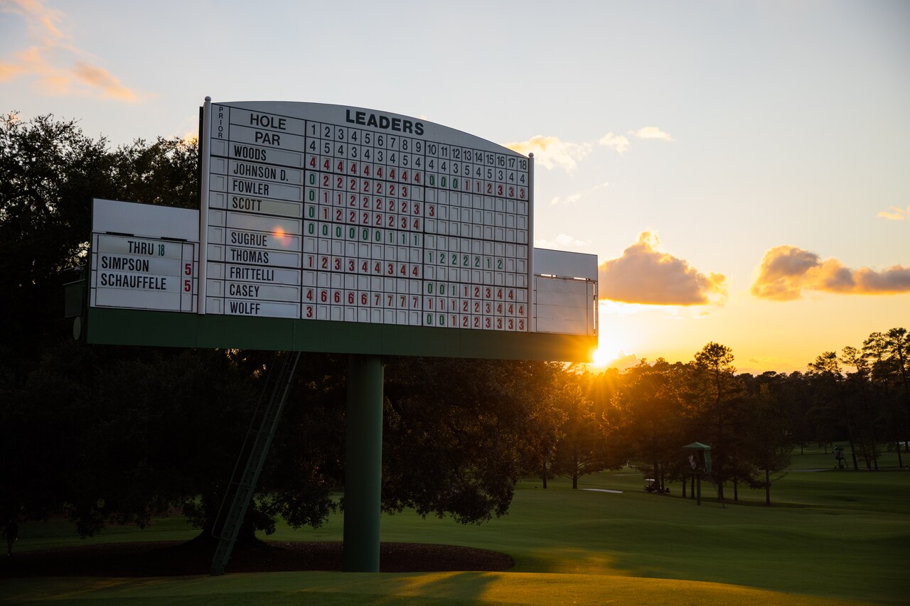 An inside look behind the Augusta National manual leaderboard, This is the  Loop