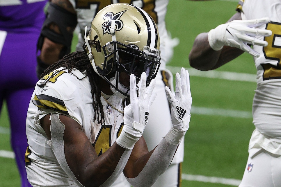 Alvin Kamara's bonkers six-touchdown game won Drew Brees' son his fantasy  football championship, This is the Loop