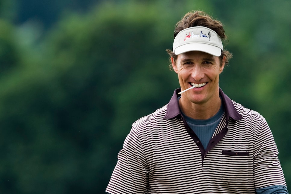 Matthew Mcconaughey Owes Pretty Much His Entire Career To This Drunken Golf Story This Is The Loop Golfdigest Com