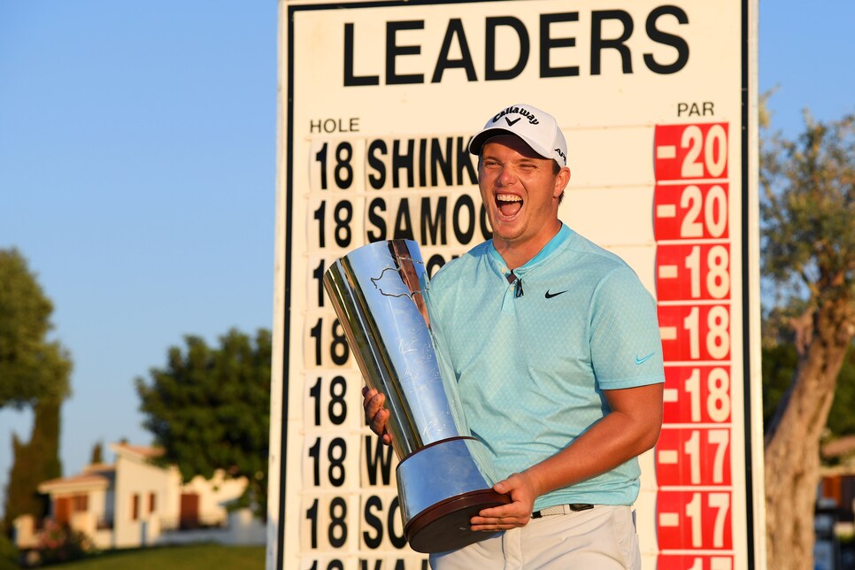 European Tour: Callum Shinkwin wins Aphrodite Hills Cyprus Open