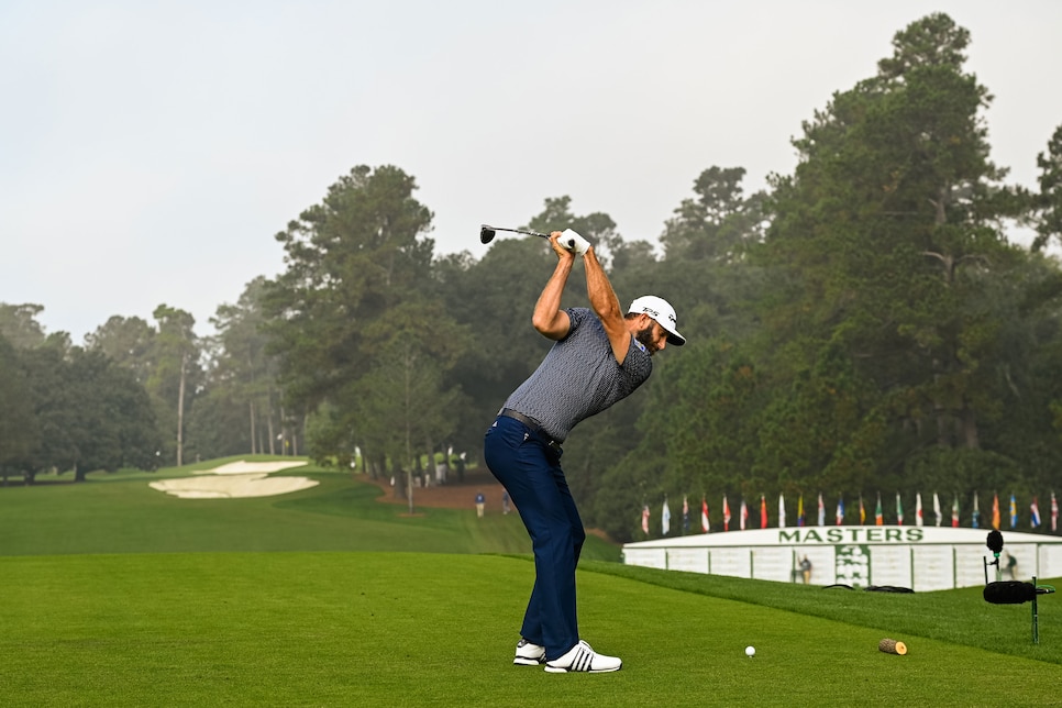 /content/dam/images/golfdigest/fullset/2020/11/masters-2020-essay-sunday-dustin-johnson-1-tee-cuban.jpg