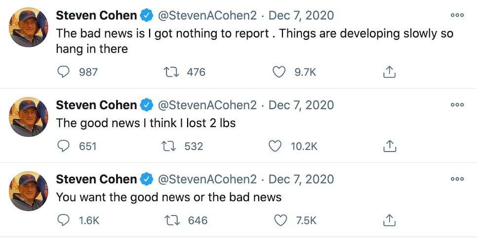 Mets owner Steve Cohen reacts to 'thumbs down' controversy surrounding his  team with late night tweet 