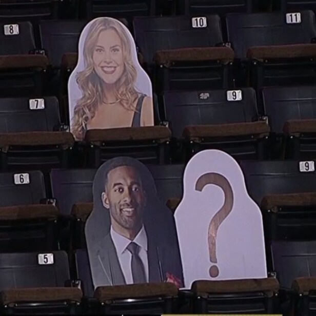 Wake Forest uses cutouts from 'The Bachelor' in crowd to honor former athlete turned contestant