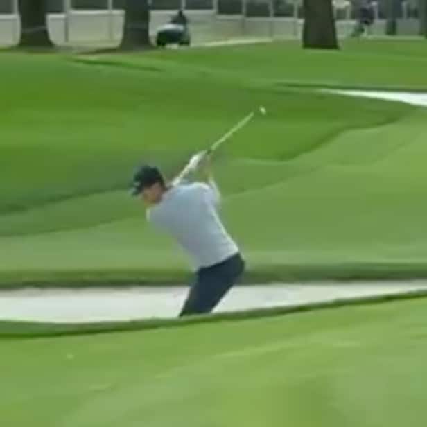This Justin Rose shank was so pure it may have hit a parked truck