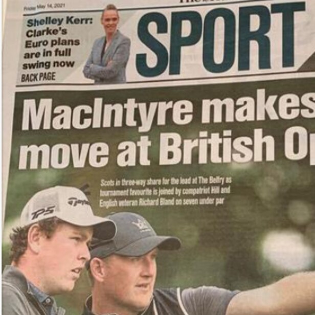 Scottish Newspaper Prints Most Inaccurate Golf Headline Of The Year This Is The Loop Golfdigest Com