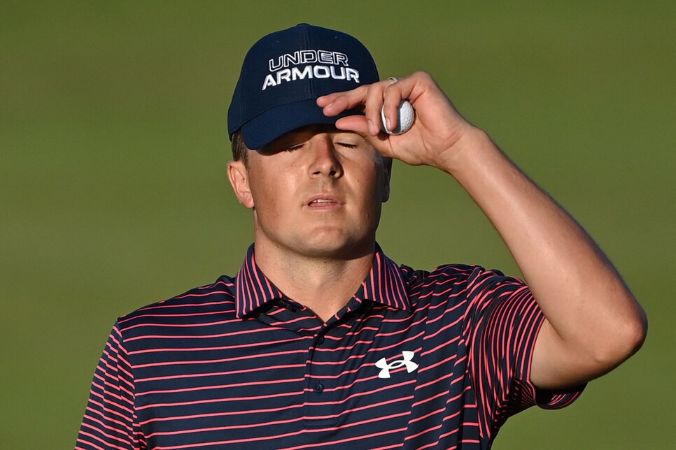 Jordan Spieth Putter Jordan Spieth arrives without credential, still