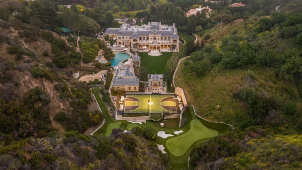 Mark Wahlberg's incredible backyard golf course (oh, and his house) can