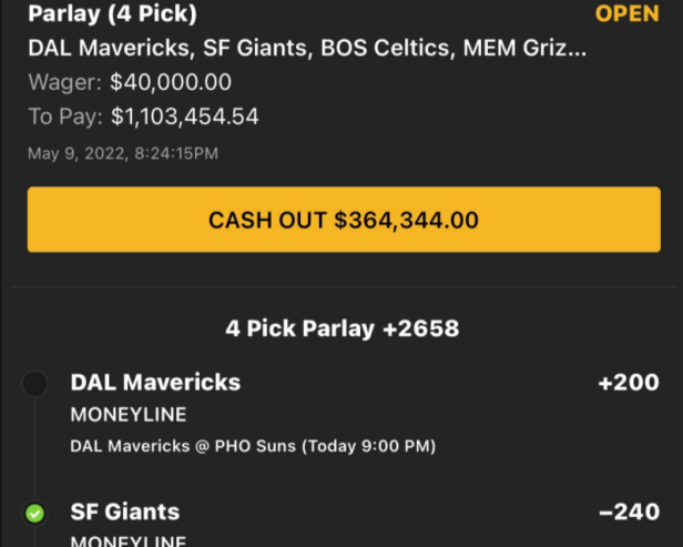 Can You Cash Out Early on a Parlay Bet?