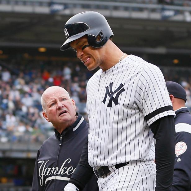 Giancarlo Stanton, Aaron Judge of New York Yankees side by side at awards  dinner - ESPN