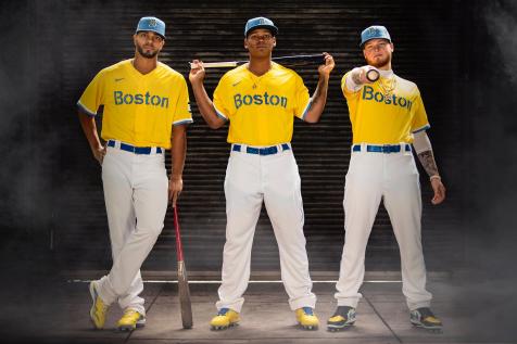 Nike just dropped blue-and-yellow Red Sox uniforms, which are somehow even worse than they sound