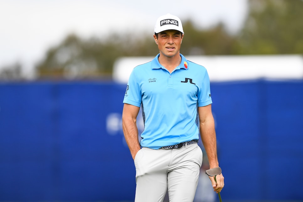 Viktor Hovland's missed 26-inch putt late Sunday at Torrey cost him a