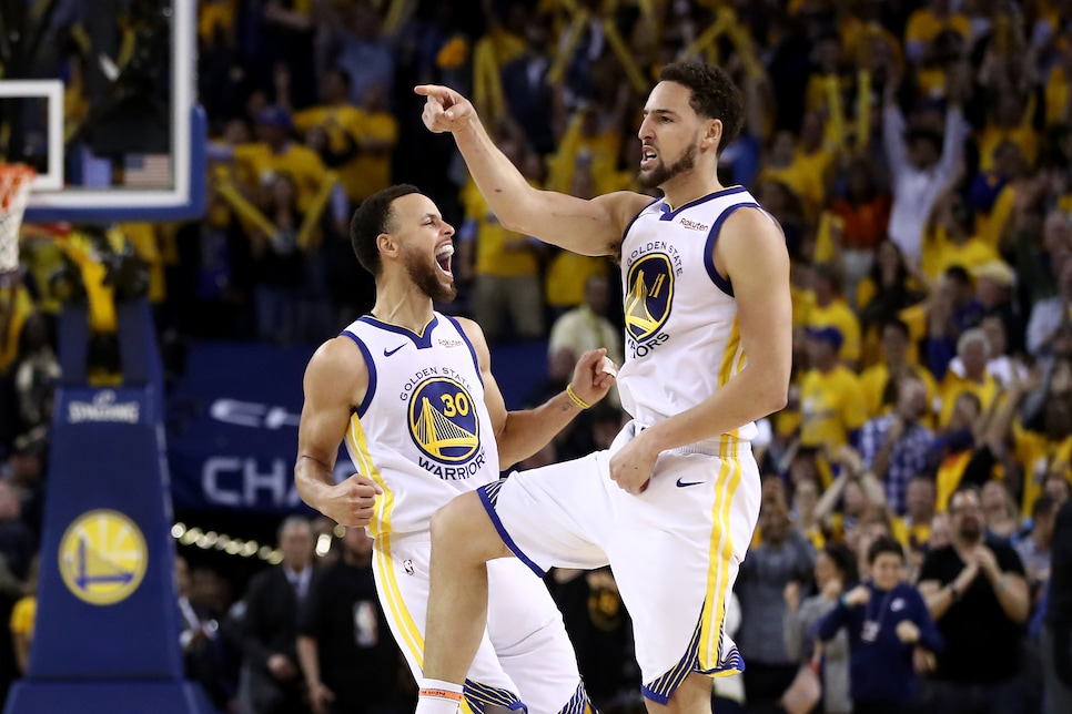 Steph Curry eclipsed Klay Thompson's career high on Sunday night, and Klay  responded with a 'Happy Gilmore' clip | This is the Loop | GolfDigest.com