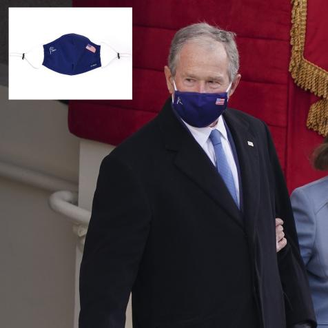 How this golf brand’s face mask made a cameo at the inauguration