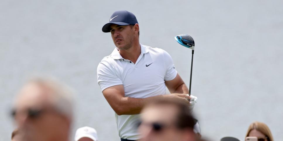 ATLANTA, GEORGIA - SEPTEMBER 03: Brooks Koepka plays his shot from the sixth tee during the second round of the TOUR Championship at East Lake Golf Club on September 03, 2021 in Atlanta, Georgia. (Photo by Kevin C. Cox/Getty Images)