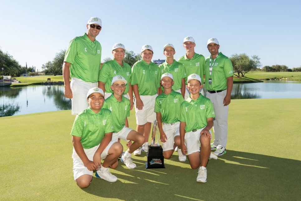 Tony Finau pulls a Tiger Woods, inspires junior golfers from afar to