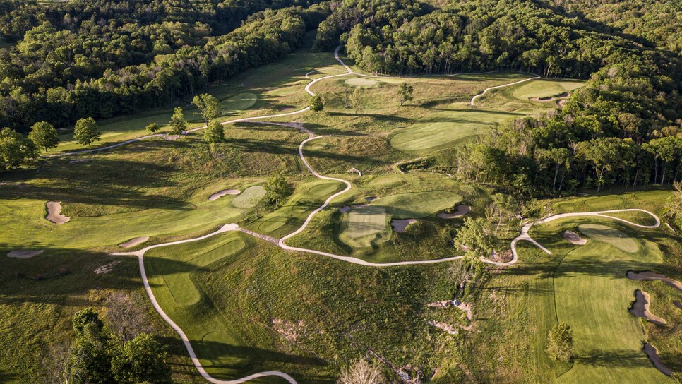 BLOOMINGTON, IN - MAY 30, 2020 - The Pfau Golf Course in Bloomington, IN. Photo By Andrew Brown/Indiana Athletics