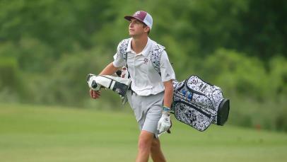 Inspired by loss, college golf’s top senior is playing with a purpose