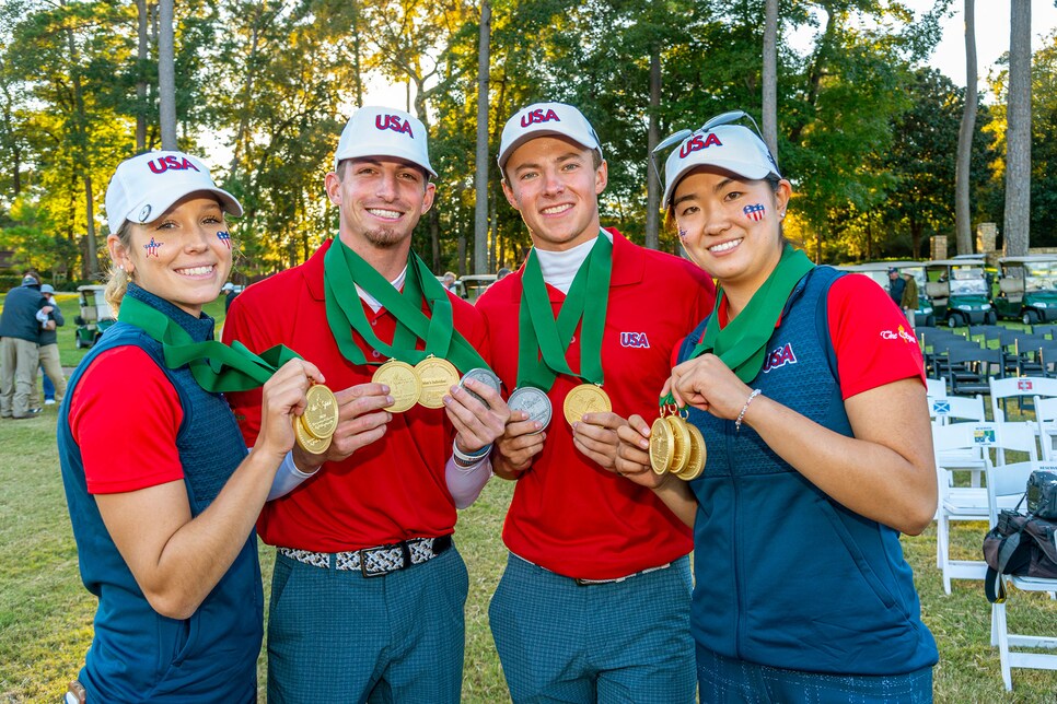 /content/dam/images/golfdigest/fullset/2021/11/spirit-international-rachel-heck-sam-bennett-james-piot-rose-zhang-team-USA.jpg