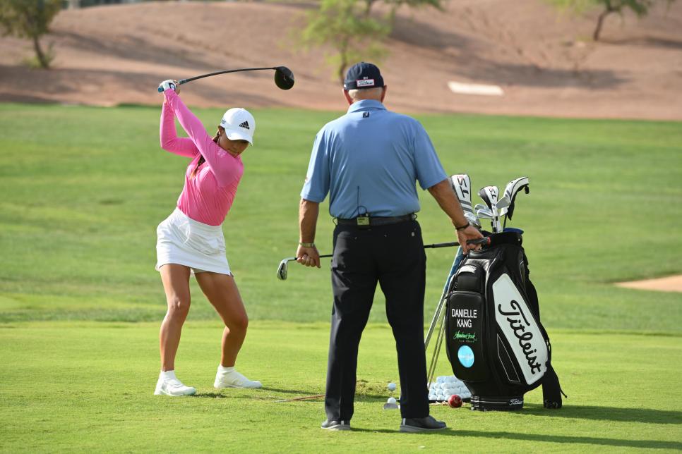 Watch Danielle Kang rip driver in this mic’d-up session with Butch ...