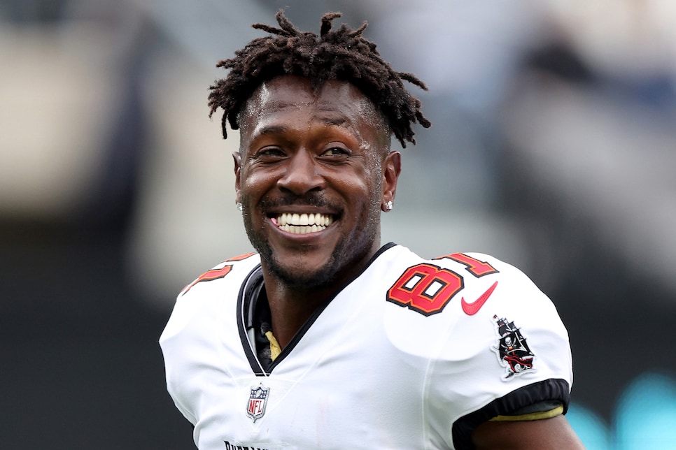 Antonio Brown tweeting out his bank information while demanding a refund from Alex Guerrero is what football is all about Golf News and Tour Information GolfDigest