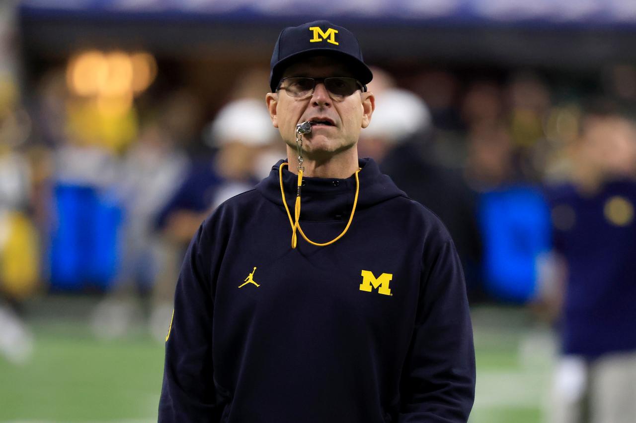 michigan harbaugh hat