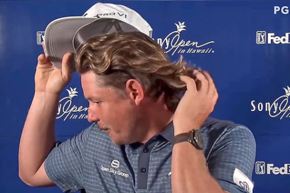 Cameron Smith and his mullet in contention again at Masters