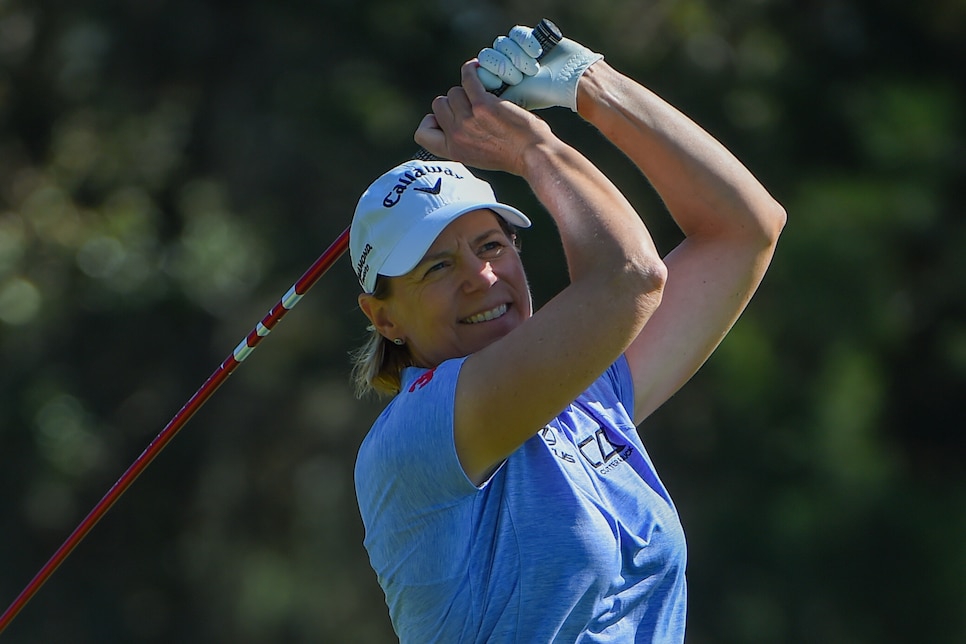 Annika Sorenstam comes away encouraged after playing her first LPGA ...