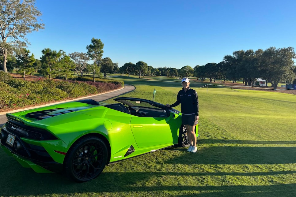 LPGA player makes hole-in-one, wins a freaking Lamborghini