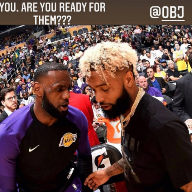 LeBron James Trolls Browns After Odell Beckham Jr. Makes First