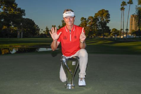 Bernhard Langer just reached a ridiculous career earnings milestone on the PGA Tour Champions