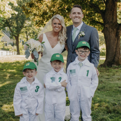 This amazing Masters-themed wedding even featured a cameo from Jim Nantz