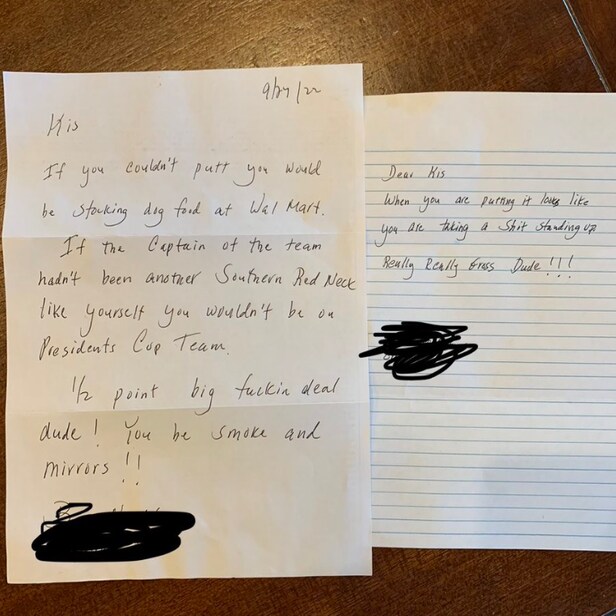 Kevin Kisner Laughed Off Some Pretty Brutal 'fan' Mail Following The 