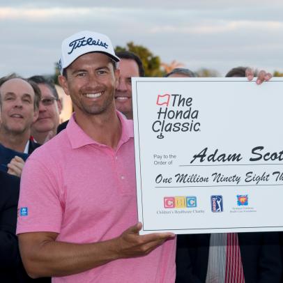 Adam Scott has a radical idea for how PGA Tour prize money should be paid out