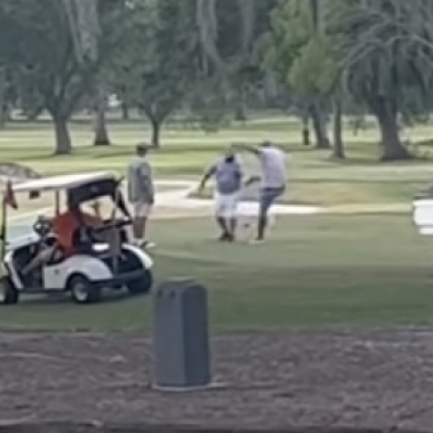 Crazy fight on golf course ends with humiliating failed kick and an all-time question - GolfDigest.com