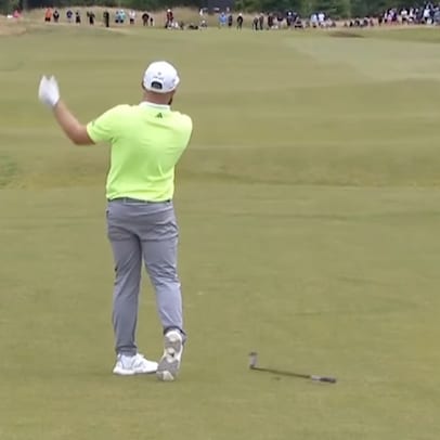 Tyrrell Hatton showed remarkable restraint following this epic club drop